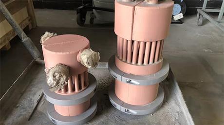 坩锅-喷砂除锈加工后