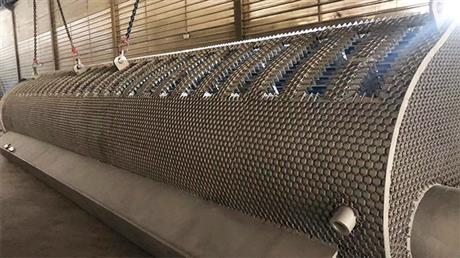 分布器-喷砂除锈加工后