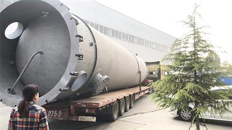 容器-喷砂除锈加工前