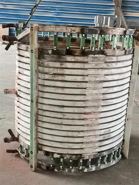 铜线圈-喷砂除锈加工前