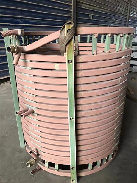 铜线圈-喷砂除锈加工后